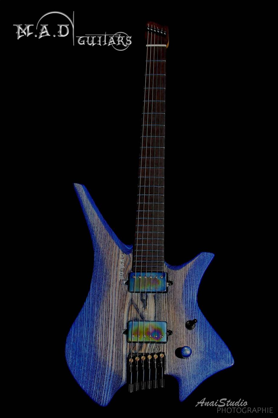 MAD Guitars No Mad Blue Cobalt